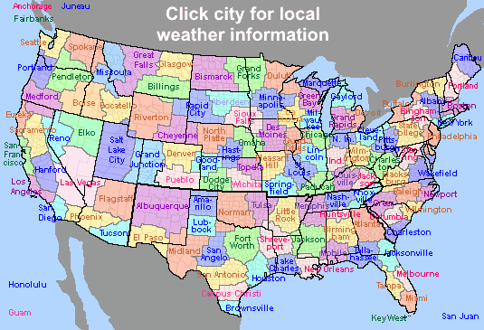 County Warning Area Map